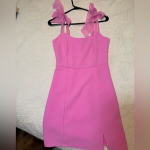 Adelyn Rae Pink Mini Dress